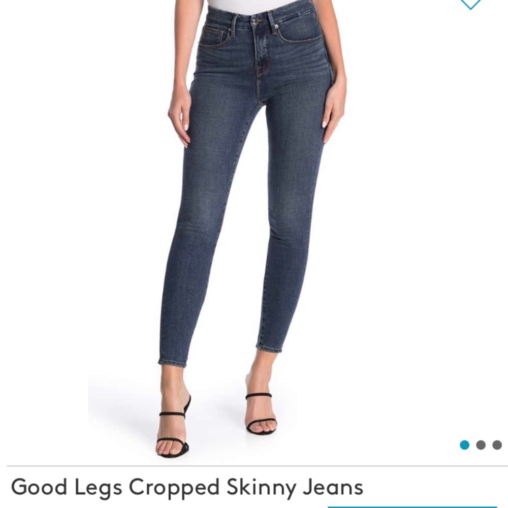 Good American Good Legs cropped skinny jeans 4